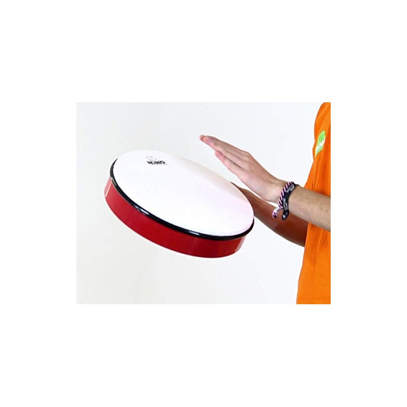 NINO Nino ABS Hand Drum, Large, Red, NINO6R