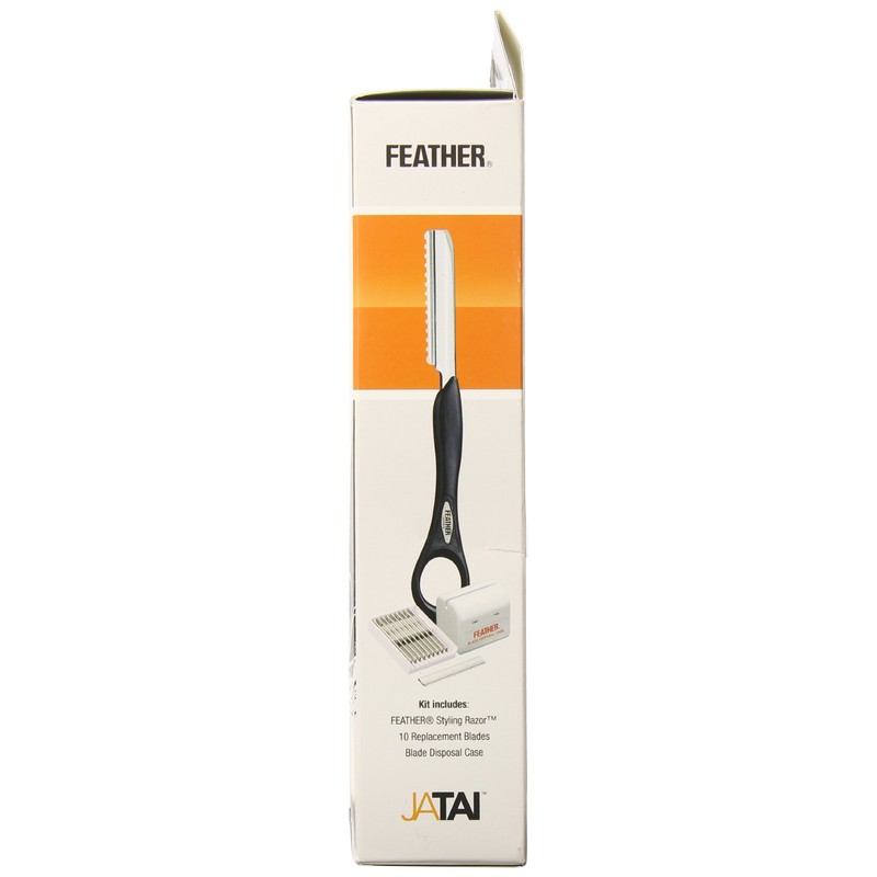 Feather Detail Razor with Standart Kit, Black