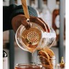 Homestia Cocktail Strainer, Stainless Steel Hawthorne Strainer Spring Bar Strainer
