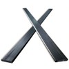 2pcs 4x20mm Length 420mm Flat Carbon Fiber Bars,Pultruded Carbon Fiber