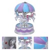 Innovative Children Carousel Birthday Gift Plastic Ornaments Luminous Eight Tone