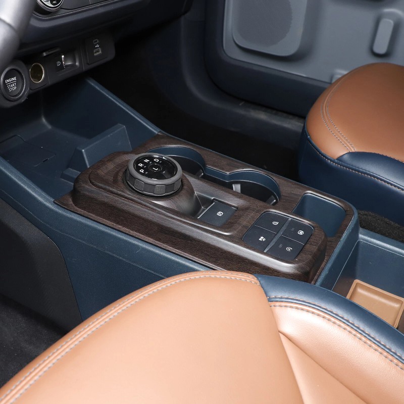 autotrim000 Oak Grain For Ford Maverick 2022-2024 Central Control Gear