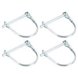 sourcing map 4Pcs 11/16" Dia Trailer Coupler Pin, 2" Long Coupler Pin Shaft Locking Pin, Round Pto Pin for Farm Trailers and Garden
