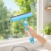3-in-1 Spray Window Squeegee for Glass Cleaning – Built-In Bottle