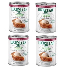 Lucky Leaf Premium Apple Pie Filling or Topping 21 oz 4 Pack