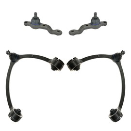 TRQ Front Suspension Kit Ball Joint Control Arm with Ball Joint Compatible with 1992-1994 Lexus LS400