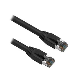10Ft Cat.8 S/FTP Ethernet Network Cable 2GHz 40G (Black)