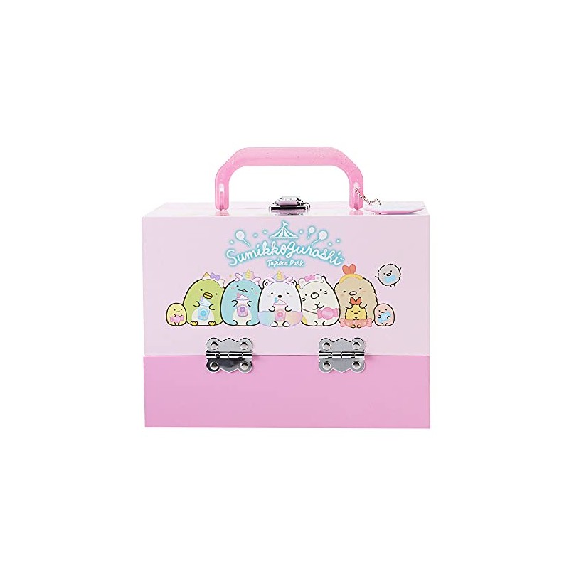Wreath 210408 Sumikko Gurashi Vanity Makeup Box, Pink
