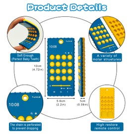 Teething Ring Baby, Baby Toy 6-12 Months, Teething Toy for Toddlers, Infants, Teething Rings for Babies, Teething Glove for Babies, Baby Teething Ring for Boys Girls Toy 1 Pack