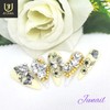 Summer Butterfly Handmade Nail Tips - Long Oval / 여름나비