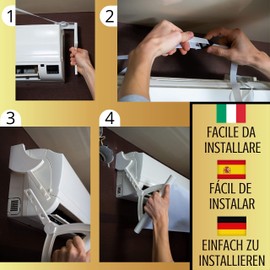 Air Conditioning Diverter Universal Air Conditioning Deflector Deflector for Air Conditioning Deflectors for Air Conditioners, Conditioner Barrier Deflector for Air Conditioning Deflector Air