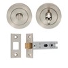 Carlisle Brass UDP/BATH30/SN Ultimate Door Privacy Pack in Satin Nickel