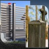 Dunzy 6 Pack Aluminum 3" x 3" Heavy Duty Post