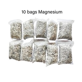 eGreen Magnesium Shavings – 10/15/20/25/30 Bag Fire Starter Packs – 99% Pure Magnesium for Camping, Hiking, Emergency, Survival Kits – Lightweight & Quick Ignition for Wet Conditions (15 x Mg)