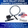 Pellet Stove & Dryer Vent Cleaning Kit, 10 Ft. Long