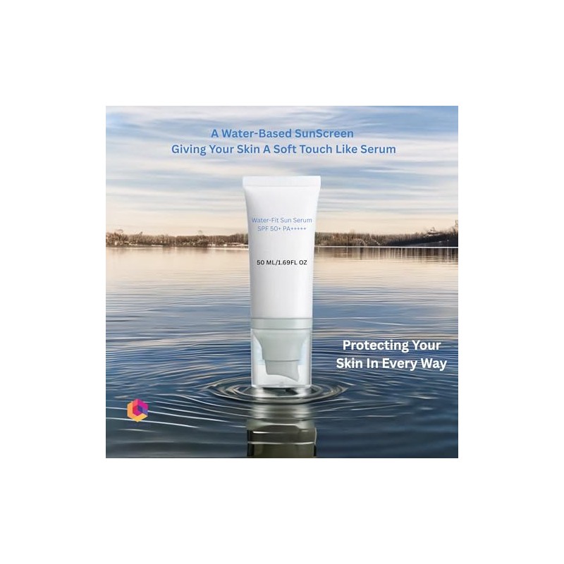 Facial Sunscreen SPF 50 PA++++, Lightweight and Hydrating UV Protection,