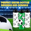 Skybooly 12 Pcs Soccer Water Bottle Bulk 20 oz Soccer