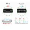 NFHK USB 2.0 Micro USB 5Pin Male to Female Extension