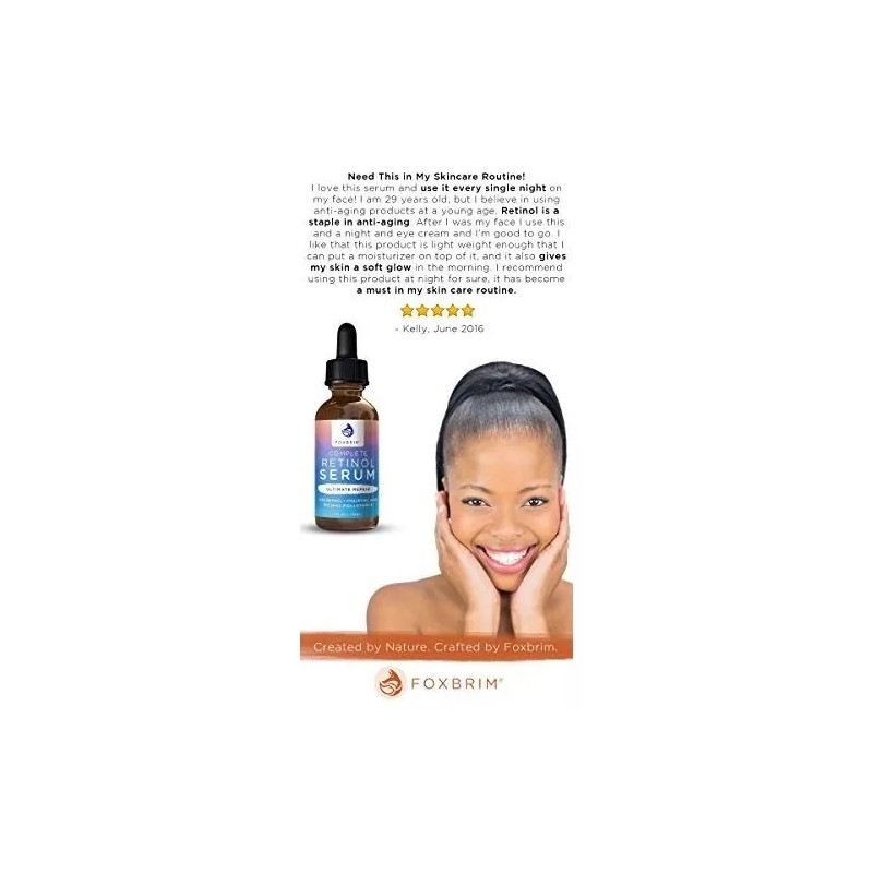 - Foxbrim Retinol Serum - 2,5% De Fosfolípidos Based -