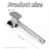 Stainless Steel Meat Tenderizer Hammer – Heavy Duty Mallet Pounder