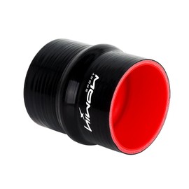 Hiwowsport 4'' Length Hump Black Silicone High Temperature 4-ply Reinforced Straight Hump Coupler Hose (3.0"(76MM))