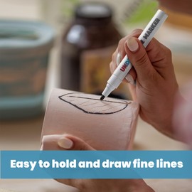 Flyangle Art Underglaze Permanent Porcelain Paint Colored Pen Glaze Markers Glazed Ceramic Writing Pen