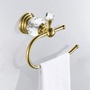 WNEBATH Gold Crystal Toilet Paper Holder, Golden Bathroom Toilet Paper