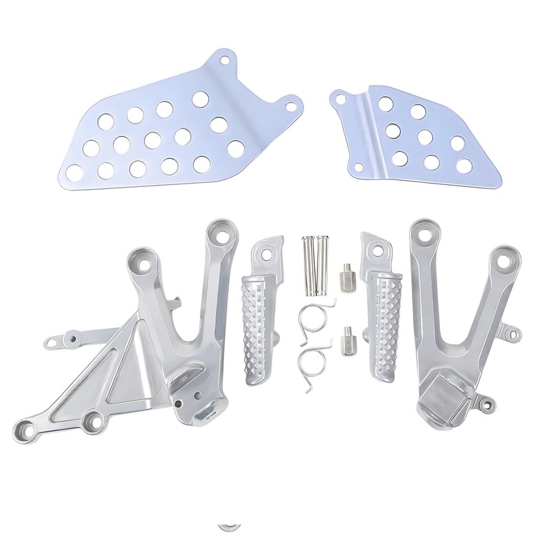 Motorcycle Front Rider Footrest Foot Pegs Bracket Set for Honda
