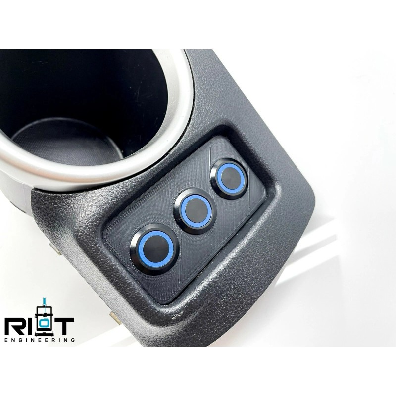 Riot Engineering 370Z Button Panel - 19mm 3 Buttons -