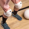 StrictlyStability Rodilleras de voleibol blanco que absorben los golpes, suaves