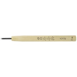 Meguro Chisel Motokihide Chisel with Steel Triangular Blade 0.1 inch (3 mm)