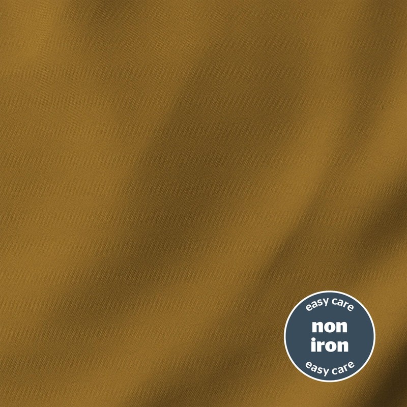 Silentnight Supersoft Ochre Fitted Sheet - Cosy & Comfortable Delicate