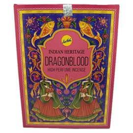 Sreevani Incense Sticks |Indian Heritage |High Perfume| Gift Pack of 12(15g ea.) -Dragon Blood, Brown, 8906037225312