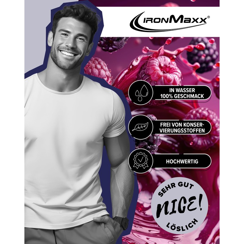Creatine Powder 250 g Wildberry - High Dose & 100%