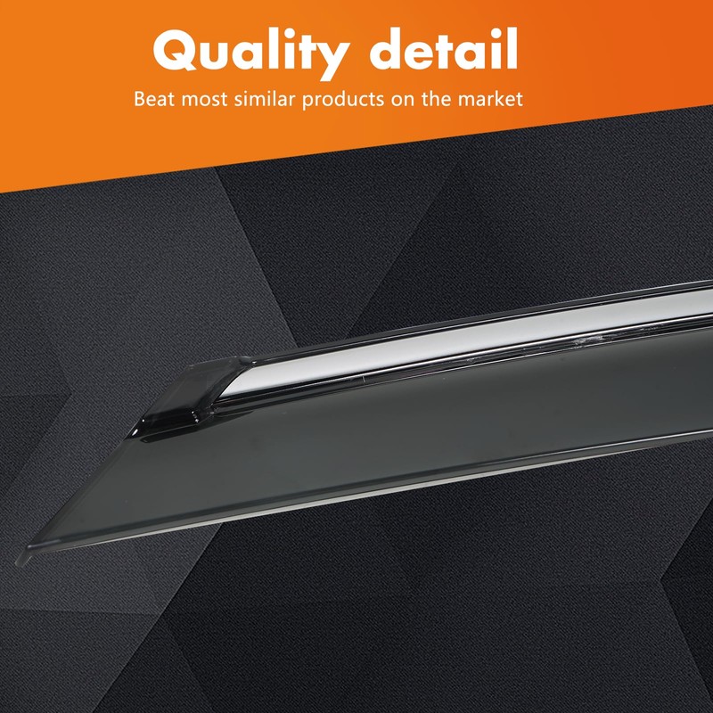 WGGDRAQQ 4Pcs Window Visor Rain Guard Deflector for Acura MDX