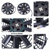 FGJQEFG 7 Inch Black Universal Slim Fan Push Pull Electric