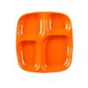 Square Sections Divided Plate 4 Compartments Kitchen Dining Table Tray
