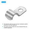 PATIKIL 1.9"/10mm Rigid Pipe Strap Clamp Set of 10 304