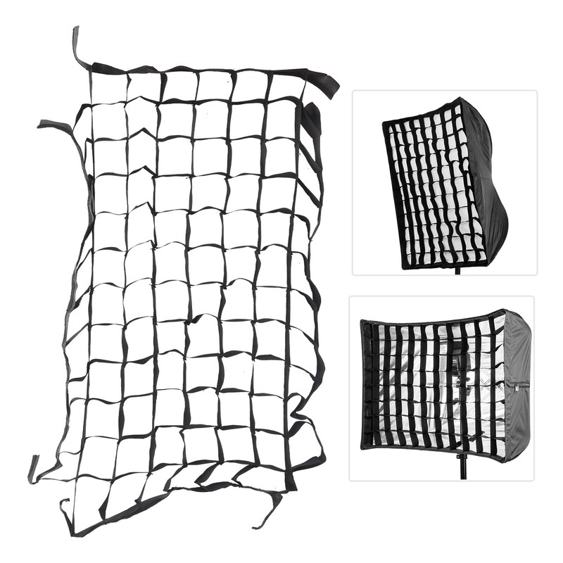 50x70cm Foldable Softbox Cellular Grid Mesh for Photography Shooting Studio