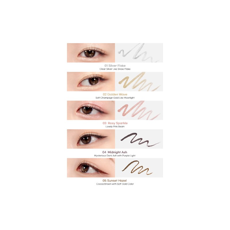 rom&nd [rom&nd]Twinkle Pen Liner (5 colors)