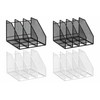 Metal Mesh Desk File Organizer for Documents and Books –