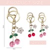 2 Pieces of Cherry Keychain, Creative Cute Keychain, Fun Car