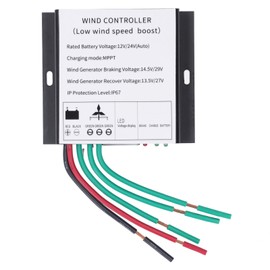 MPPT Wind Turbine Controller 100‑400W 12V 24V Auto Match Wind Generator Controller with LED Indicator