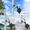 Flag Pole Light Solar Powered, 16 Super-Bright LEDs Flagpole Light,