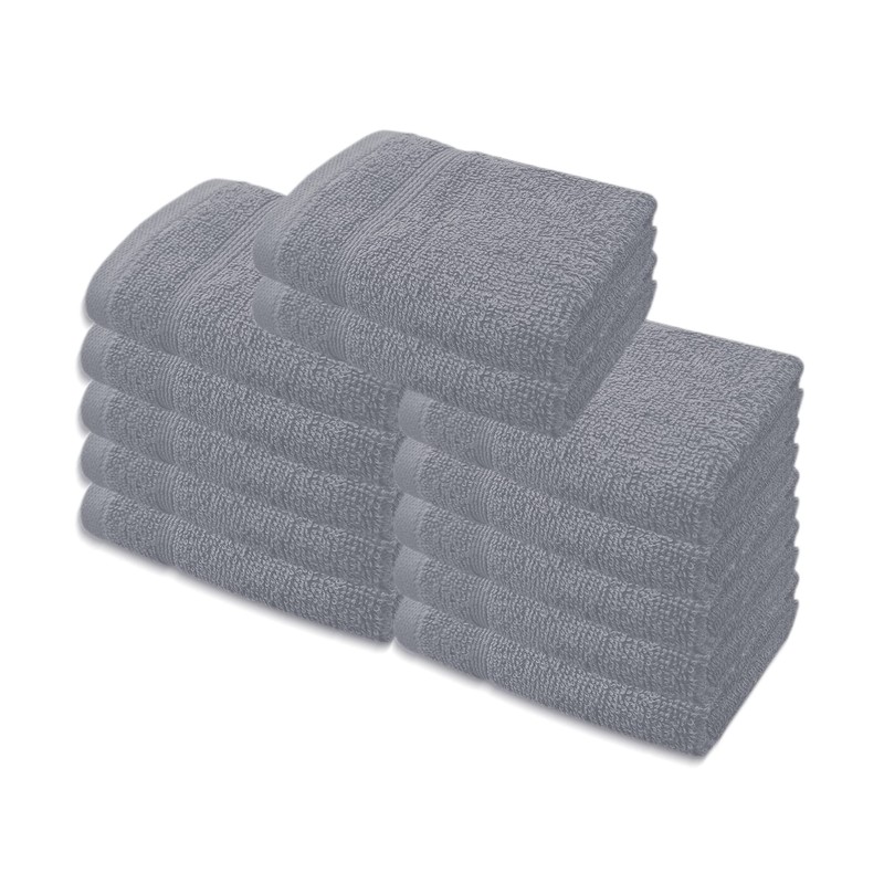 A & B TRADERS Premium Cotton Face Cloths Flannels Washcloth