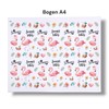 Rub On Flamingo (344), A4, Summer, Colourful/Coloured, Rub Ons Coaster