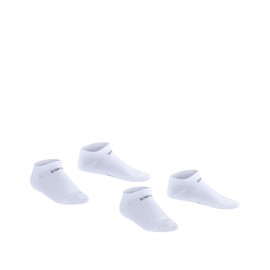 ESPRIT Unisex Kids Foot Logo Multipack K Sn Cotton Low-Cut Plain 2 Pairs Trainer Socks, White Off-White 2010, 3-5
