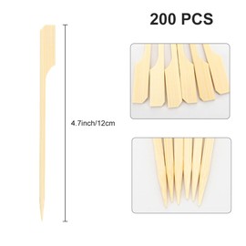 200 stick bread skewers / campfire skewers (barbecue skewers campfire) made of bamboo as marshmallow skewers