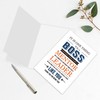 Boss Thank You Card, Unique Boss's Day Card, Boss Appreciation