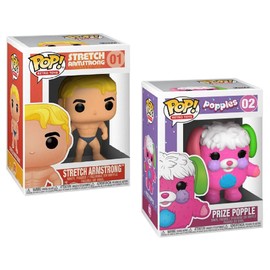Funko POP! Hasbro Retro Toys Collectors Set -2 Figure Set: Stretch Armstrong (Possible Chase) & Popple (Possible Chase)